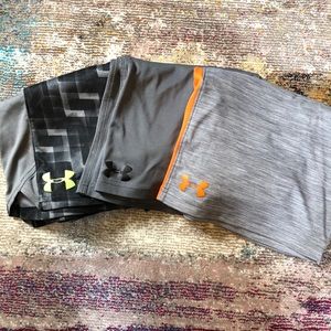 Under Armour Boys Shorts:  Lot of 3 Shorts